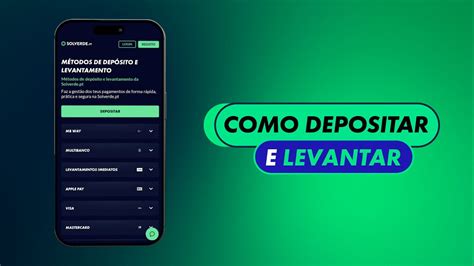 Como Depositar e Levantar .